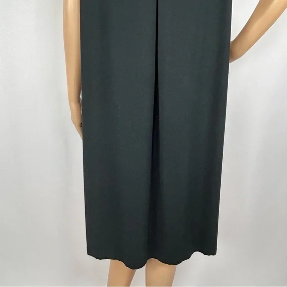 J. Jill Black Keyhole Neck Midi Dress Size 1X - Picture 10 of 12
